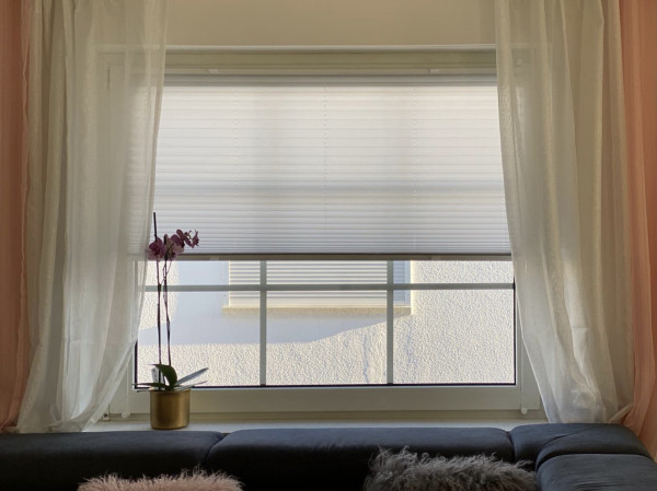 Plissee Kyoto-Solo Platin