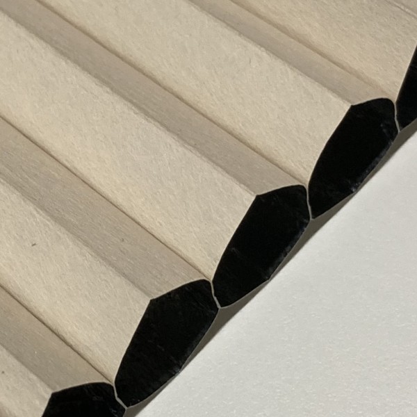 Wabenplissee 100% verdunkelnd Soft Hell-Mokka