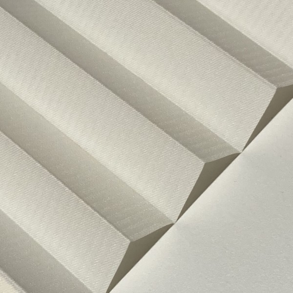 Plissee Royal Perl Weiß