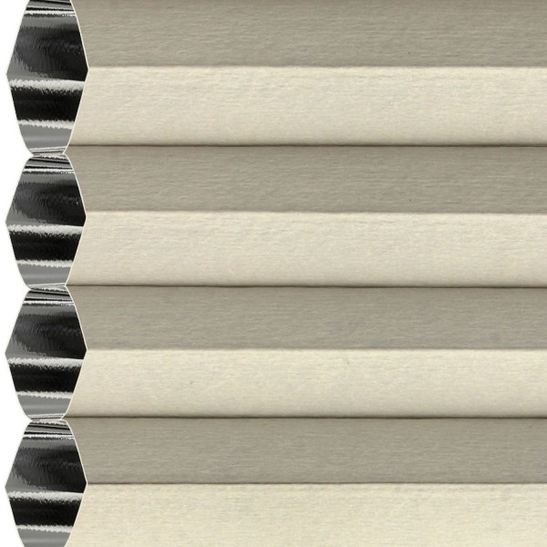 Wabenplissee 100% verdunkelnd Soft Hell-Mokka