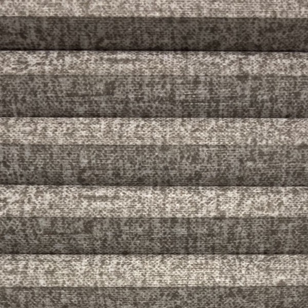 Wabenplissee Lambada Grau-Weiß