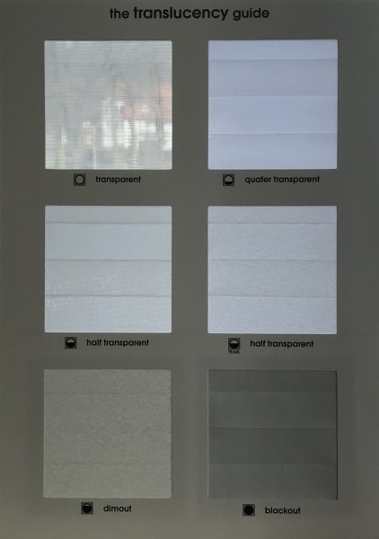 Plissee Jazz Transparent Beige