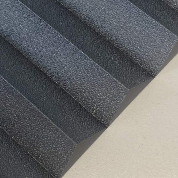 Plissee Kyoto-Solo Dunkel-Grau