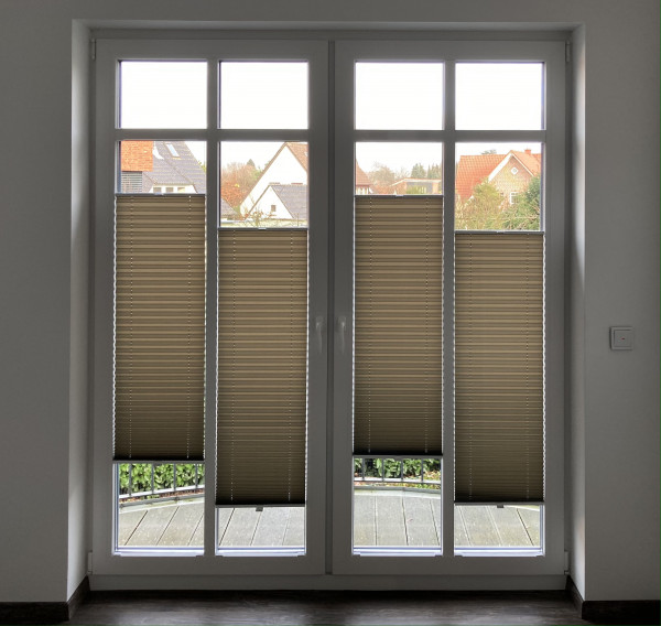 Plissee Vegas Metallic Silverstone