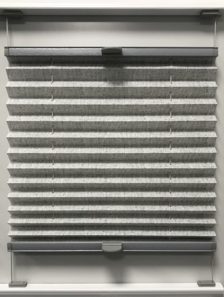 Plissee Sahara Perl Hellgrau