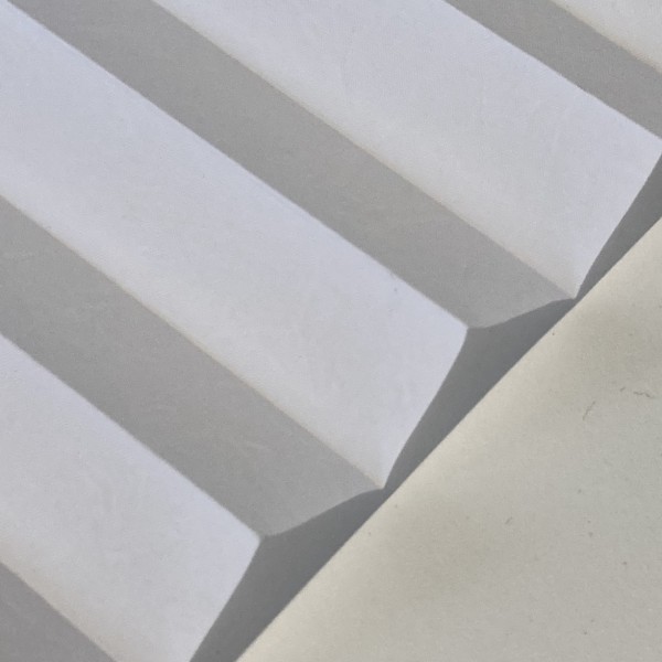 Plissee Crush-Light Schneeweiß