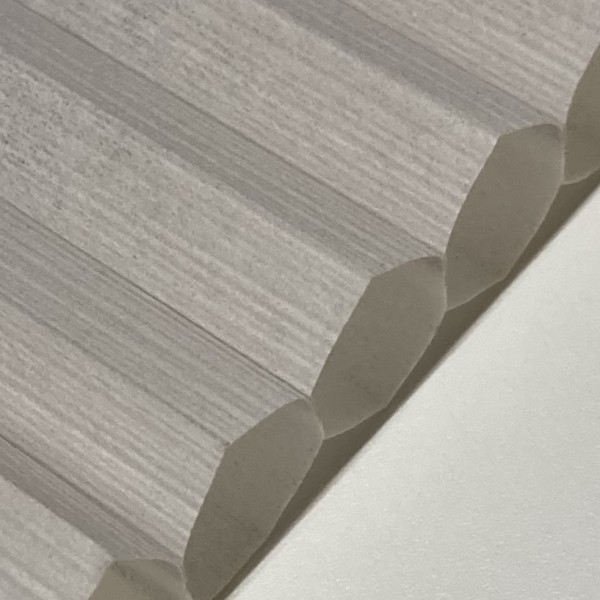 Wabenplissee Zorba Hellgrau