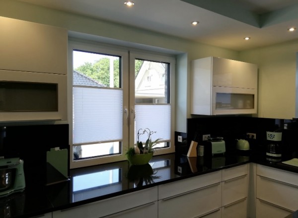 Plissee Kyoto Perl Weiß