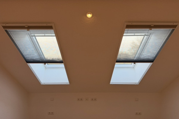 Dachfenster Plissee Blackout Anthrazit