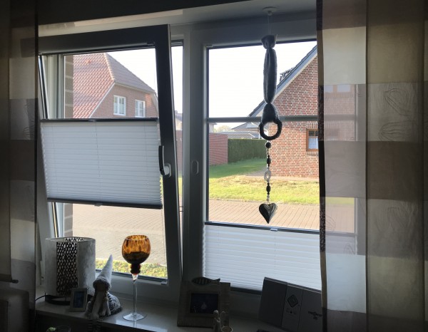 Plissee Sina Hellgrau