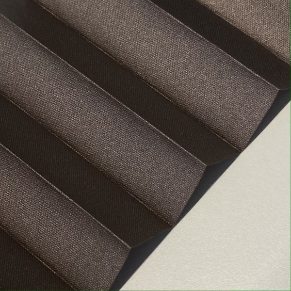 Plissee Vegas Perl Wallnuss