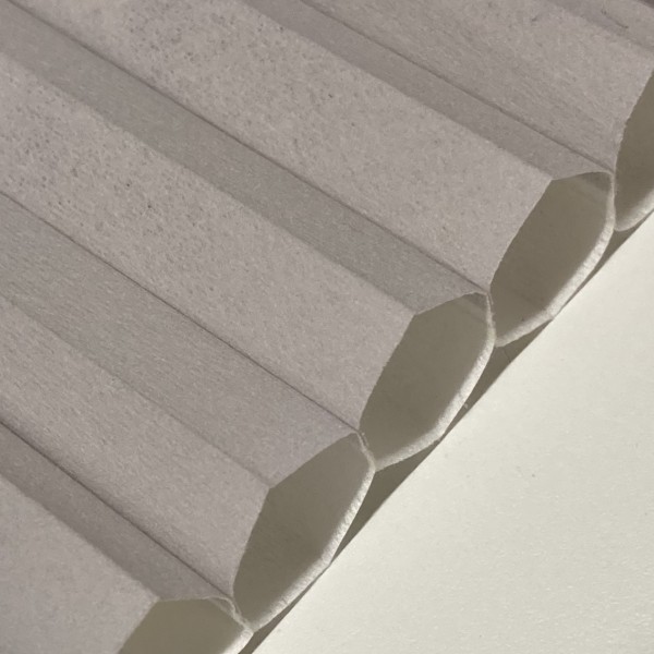 Wabenplissee Soft Hellgrau