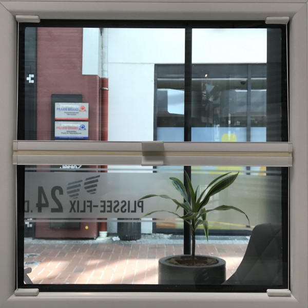 Plissee Samba Creme-Weiß