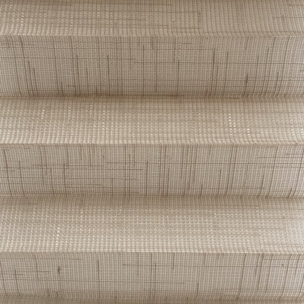 Plissee Jazz Transparent Braun