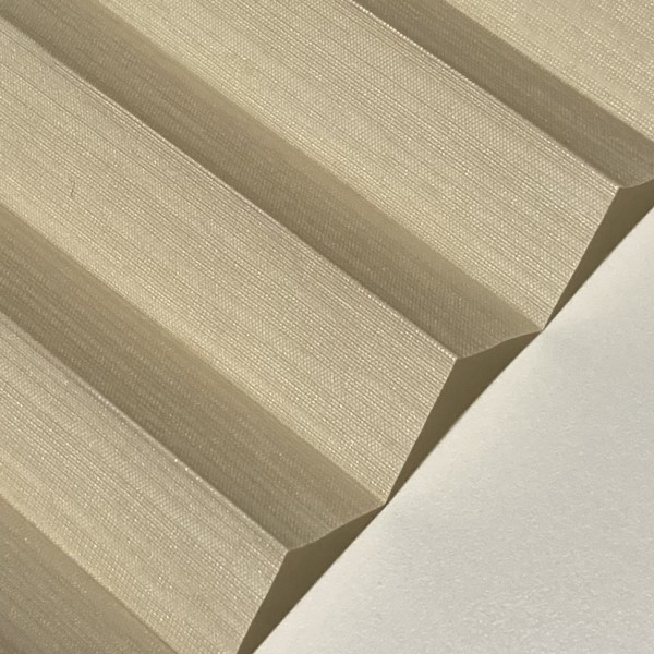 Plissee Madagaskar Perl Dunkel-Beige