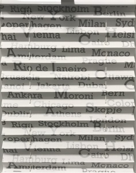 Plissee City's Weiß