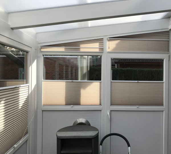 Plissee Kyoto Perl Kupfer