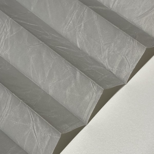 Plissee Crush Perl Hellgrau