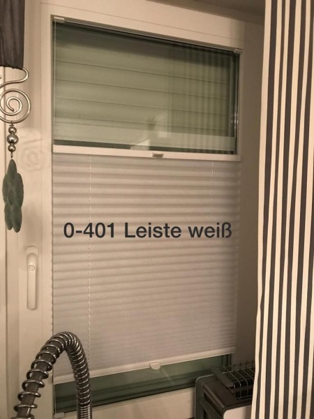 Plissee Crush-Light Schneeweiß