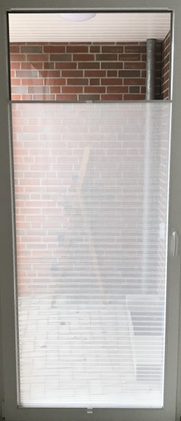 15mm Slim Plissee Jazz -Weiß