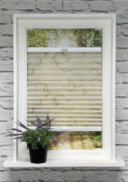 Plissee Flowers Metallic Sand Plissee Flowers Metallic Sand