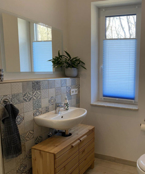 Plissee Kyoto Solo Blue