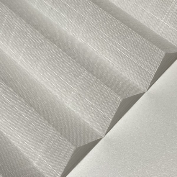 Plissee Waltz Transparent Weiß