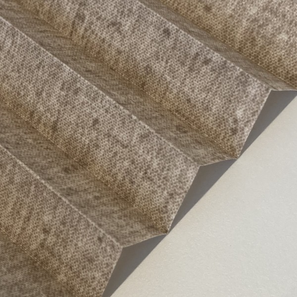 Plissee Sahara Hellbraun