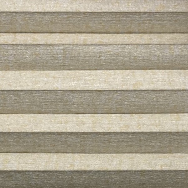 Wabenplissee Lambada Blackout Sand-Weiß