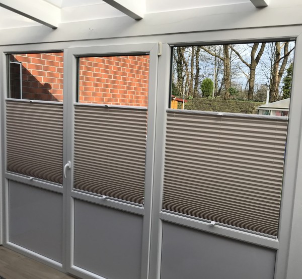 Plissee Kyoto Perl Kupfer