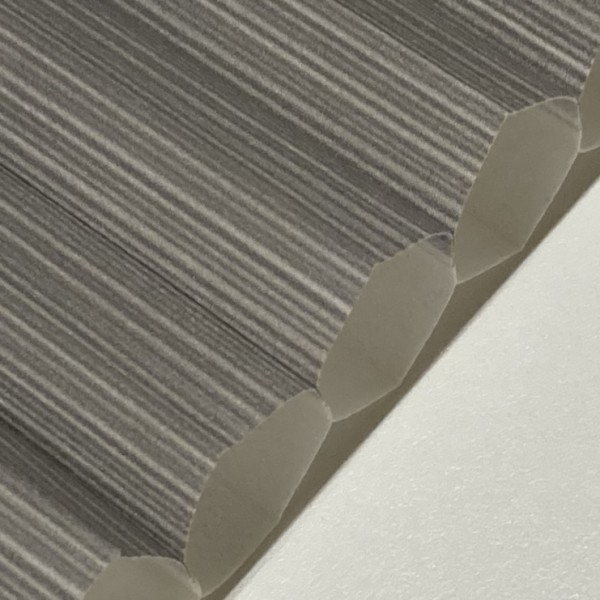 Wabenplissee Zorba Dunkelgrau