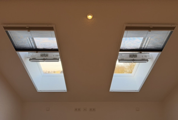 Dachfenster Plissee Blackout Anthrazit