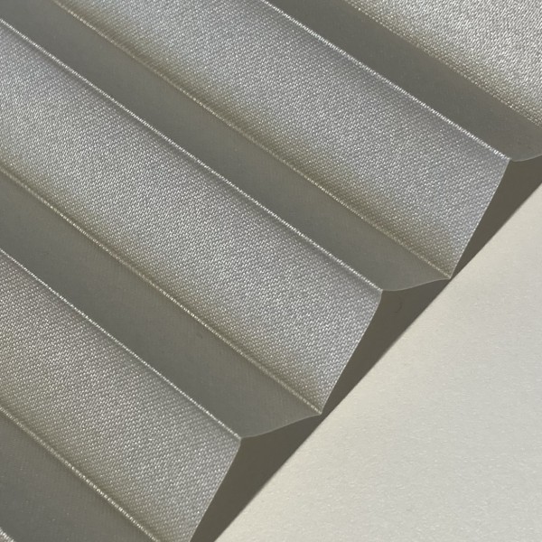 Plissee Vegas Metallic Silber