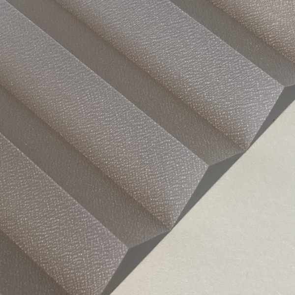 15mm Slim Plissee Kyoto Perl Silber-Grau