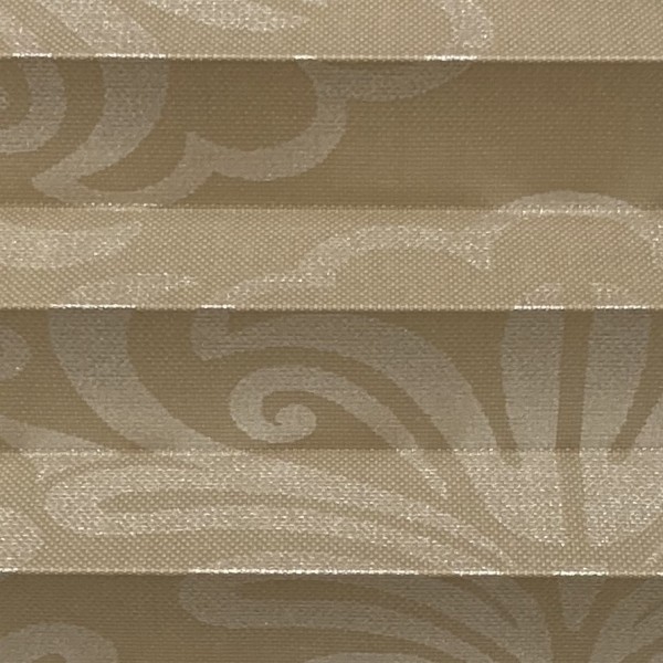 Plissee Oriental Metallic Beige