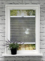 Plissee Ballet Transparent Grau Plissee Ballet Transparent Grau