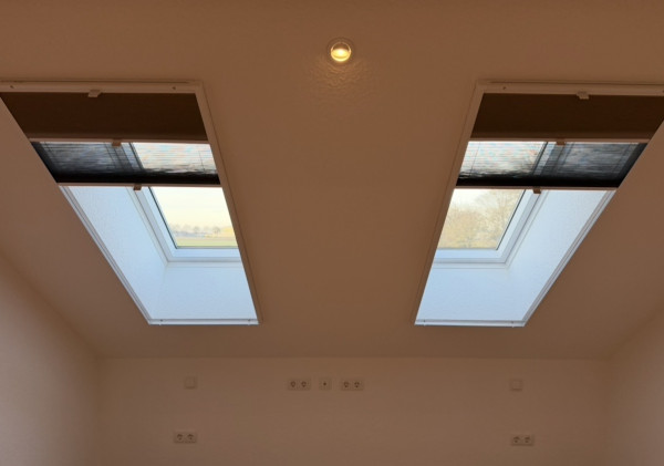 Dachfenster Plissee Blackout Anthrazit