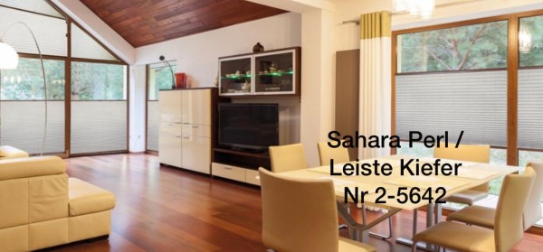 Plissee Sahara Perl Hell-Beige