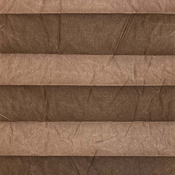 Plissee Crush Perl Schoko