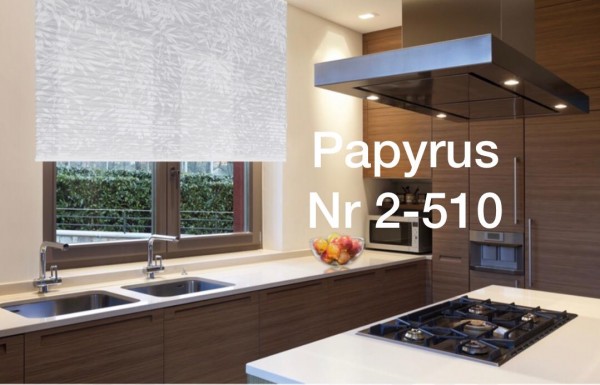 Plissee Papyrus Weiß