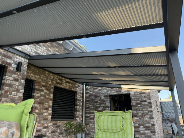 Sonnenschutzmarkise für Terrassenüberdachungen
