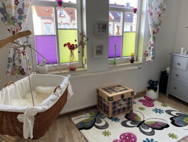 Plissee Kyoto Perl Blaubeere