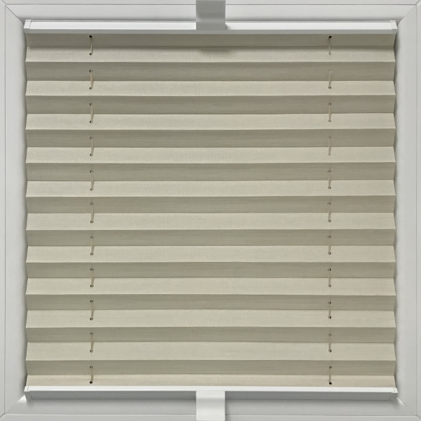 Plissee Madagaskar Perl Dunkel-Beige
