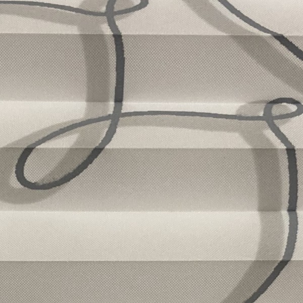 Plissee Infinity Weiß-Grau