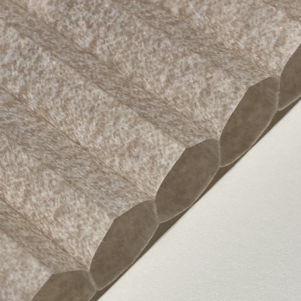 Wabenplissee Lambada Creme-Weiß