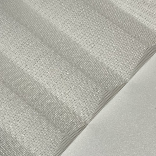 Plissee Transparent Jazz Weiß