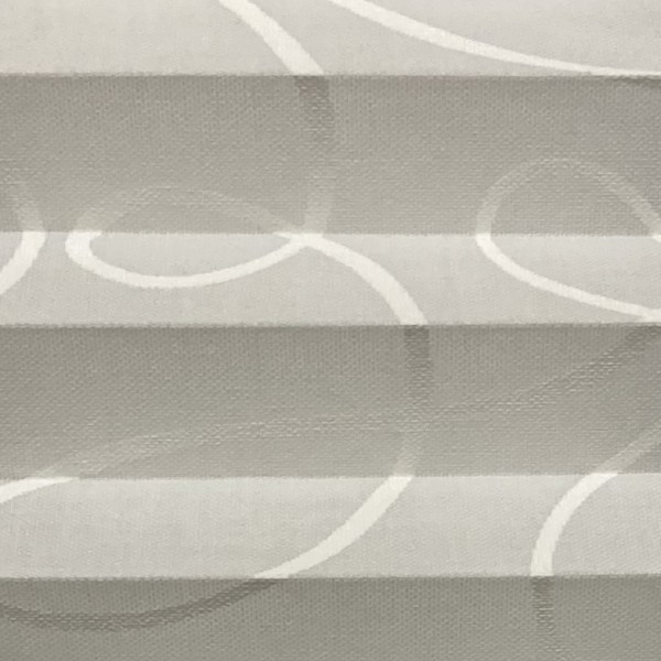 Plissee Flamenco Print Weiß