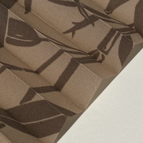 Plissee Papyrus Kakao