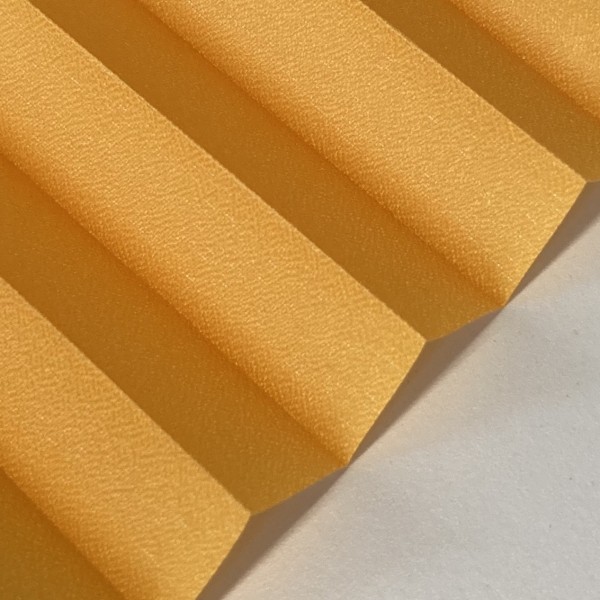 Plissee Kyoto Perl Dunkelgelb