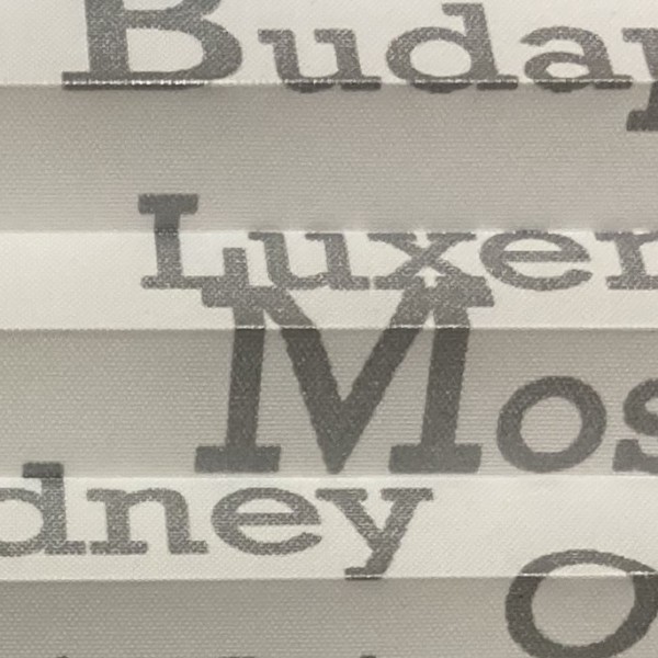 Plissee City's Weiß